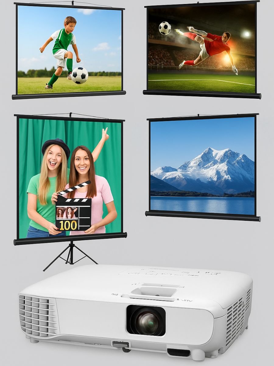 Videoproiettore HD e Telo 3